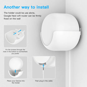 Keeps cords organized, freeing desk space and improving airflow.