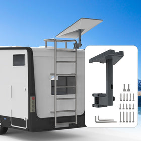 Koroao pole clamp showing diameter range compatibility for secure fit