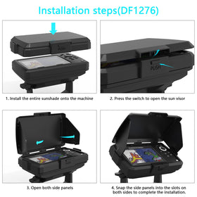 Koroao robust mounting system secures the sunshade on deck