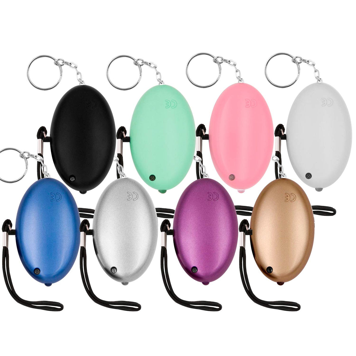 KOSIN Safe Sound Alarm 140dB emphasis showcases powerful alert capability for crowds.