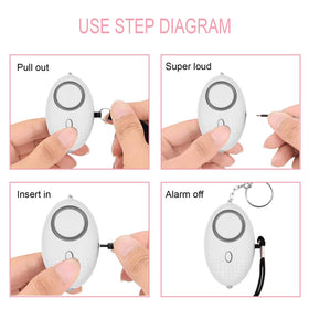 KOSIN Safe Sound Alarm keychain compact design for easy attachment.
