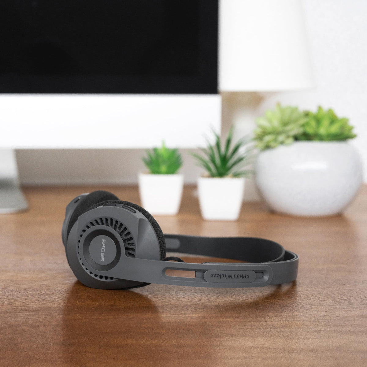 Koss KPH30 Wireless USB-C port close-up for charging