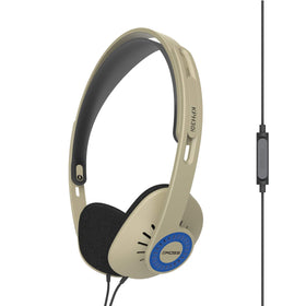 Koss KPH30iRB retro on-ear headphones in Rhythm Beige for daily listening