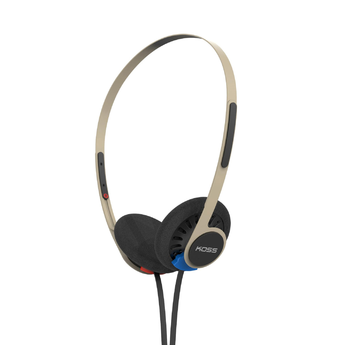 Koss KPH40 front view shows retro look and clear styling benefit