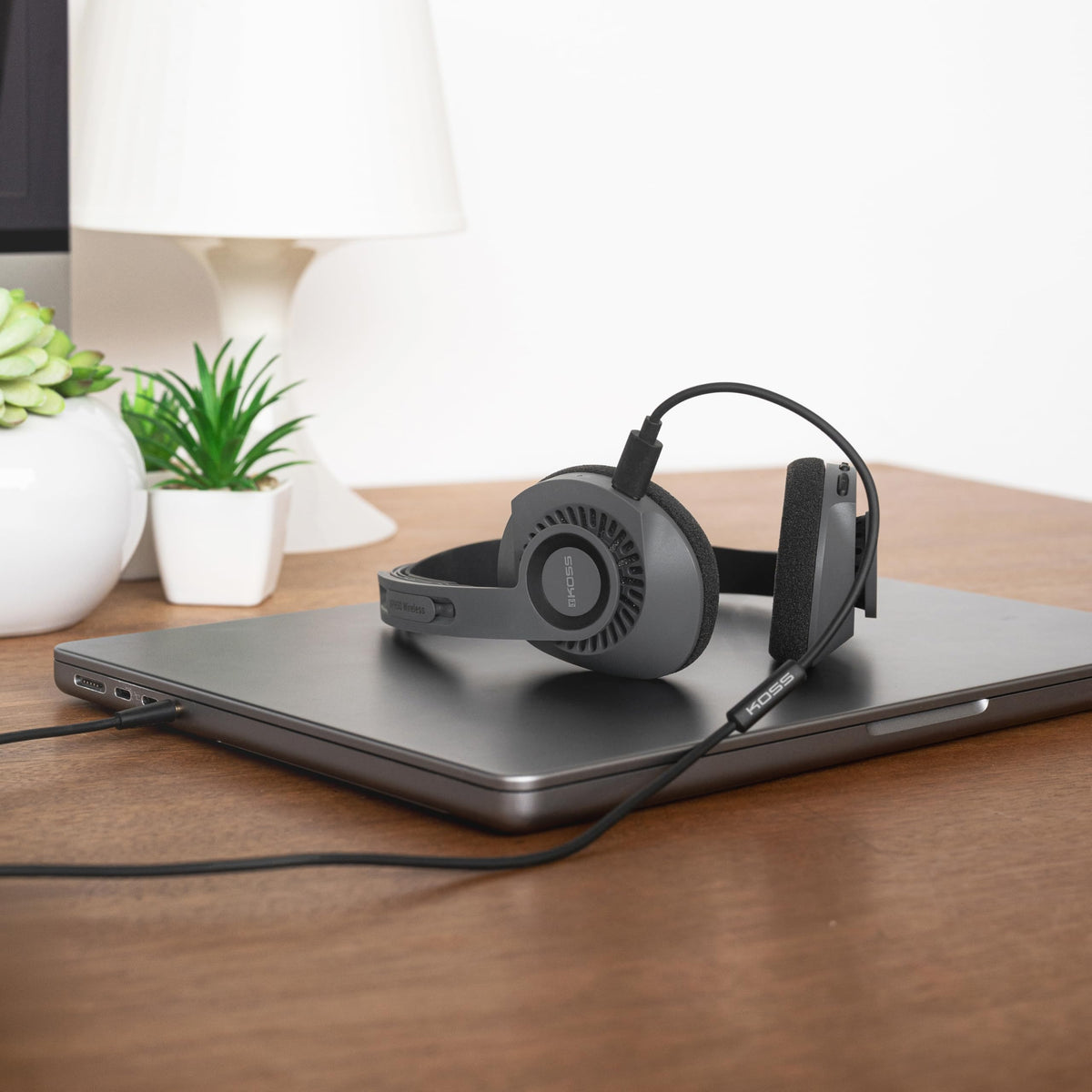 Koss KUSB-50 black finish complements many headphones.