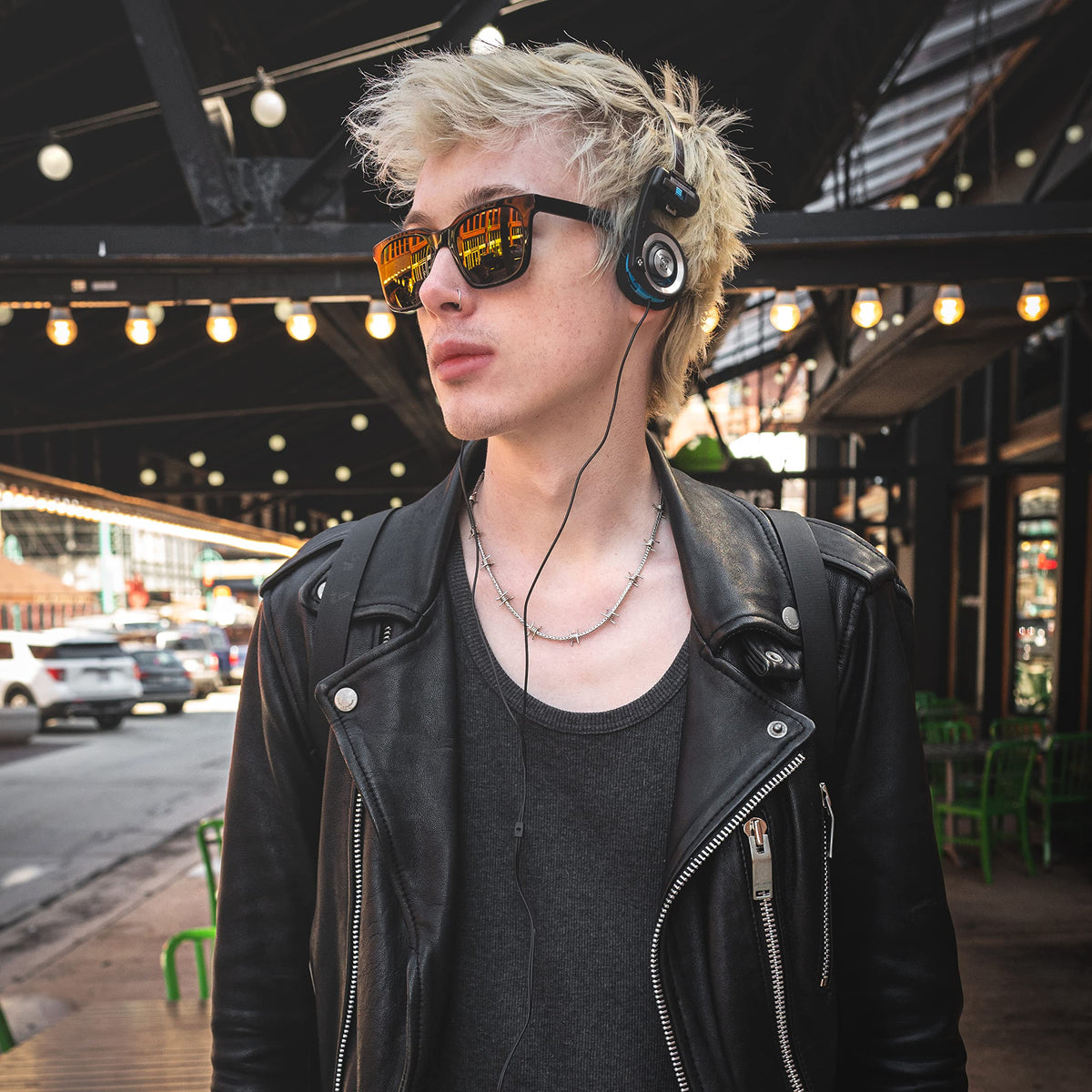 Koss Porta Pro in use lifestyle showing on-ear fit for daily listening