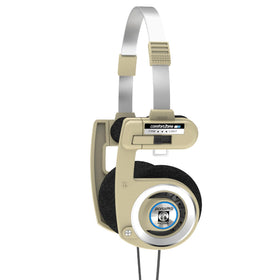 Koss Porta Pro Limited Edition front view showing retro on-ear design and beige finish