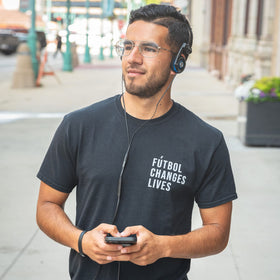 Koss Porta Pro Utility carry pouch with headphones demonstrating protected transport and organization