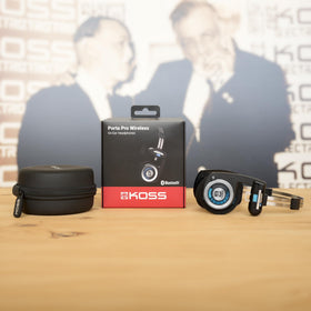 Koss Porta Pro Wireless 2.0 built-in microphone and controls for calls