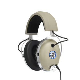 Koss Pro4AA headphones close-up in retro beige for studio-grade listening.