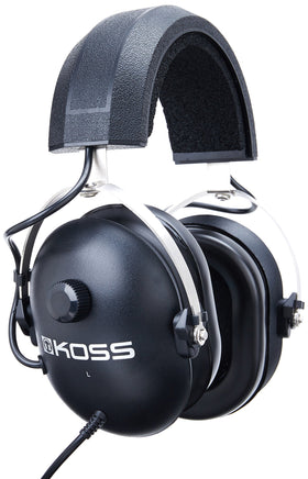 Koss QZ-99 front view showing over-ear cushions and secure headband for focused listening