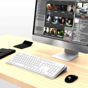 Kotemon dimensions 17L x 5.5W x 1.5H fit most full-size keyboards for quick setup.