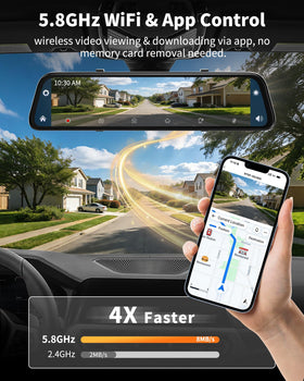 KOUENOM 2026 ultrawide 13-inch split-screen view enhances road awareness.