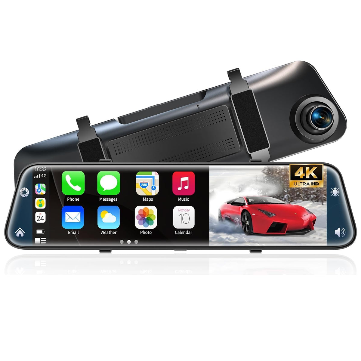 KOUENOM 4K front camera wide view for safer driving