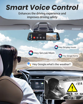 KOUENOM CarPlay and Android Auto with voice control for hands-free use