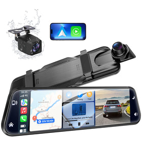 KOUENOM front mirror view showing full-screen clarity and improved road visibility