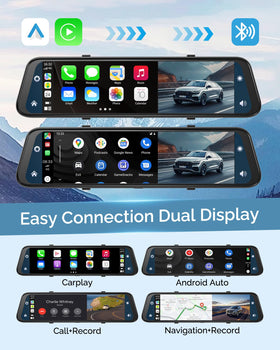 KOUENOM split-screen display showing front and rear views