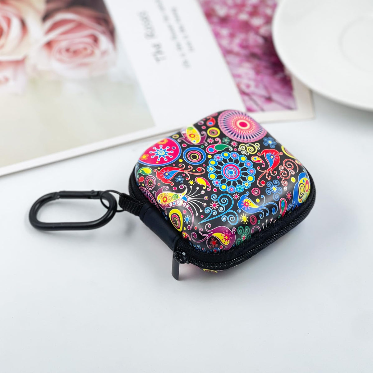 KOUJAON Jellyfish earbud case side profile highlighting slim silhouette