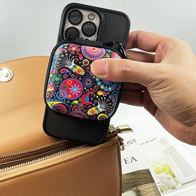 KOUJAON Jellyfish earbud case travel clip demonstrating portability