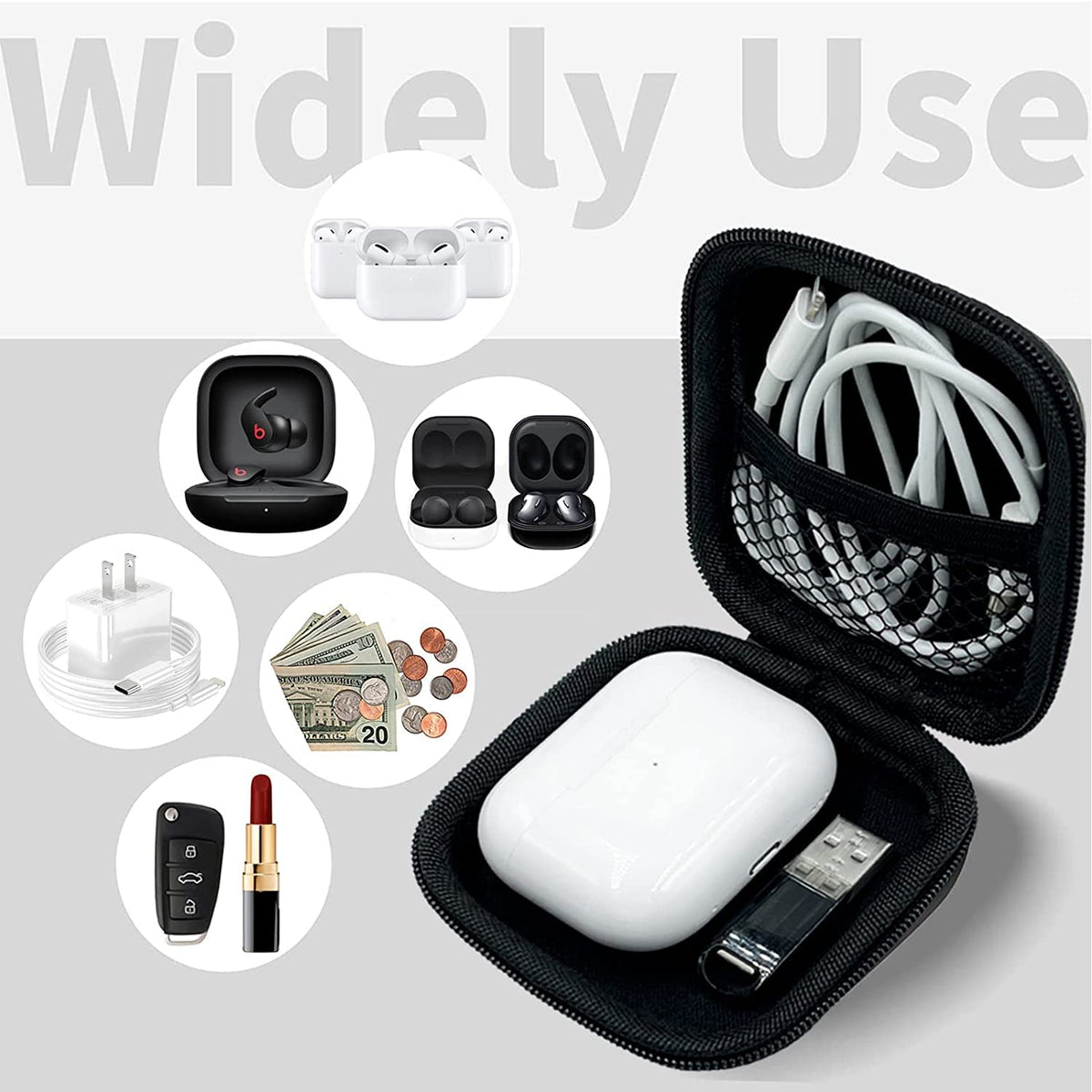 KOUJAON Jellyfish earbud pattern detail showcasing stylish print