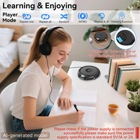 KOVCDVI earphones included for immediate listening.