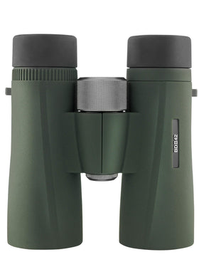 Kowa BD II XD 42mm binoculars with close-focus capability for nearby details.