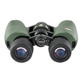 Kowa black housing of the Porro binoculars emphasizing durable build and comfort
