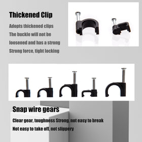 KOXXIAMOQ close-up of plastic clip and steel nail showing durable build