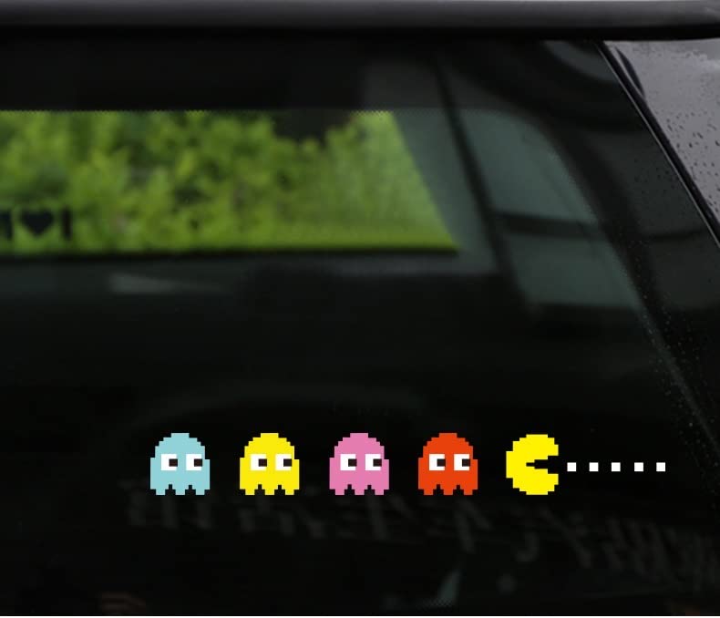 KOZUKI Pac-Man sticker on laptop adding retro charm to device