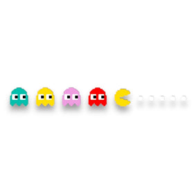 KOZUKI Pac-Man front packaging showing decal and size benefit