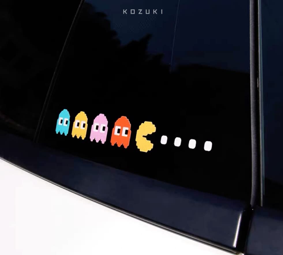 KOZUKI Pac-Man on gaming shelf creating nostalgic atmosphere