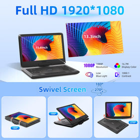 KPKUE 13.3-inch swivel screen offers flexible positioning.