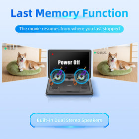 KPKUE 4000mAh battery lasts hours of portable entertainment.