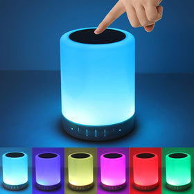 KPR Night Light Bluetooth Speaker on a bedside table with ambient glow and crisp audio.