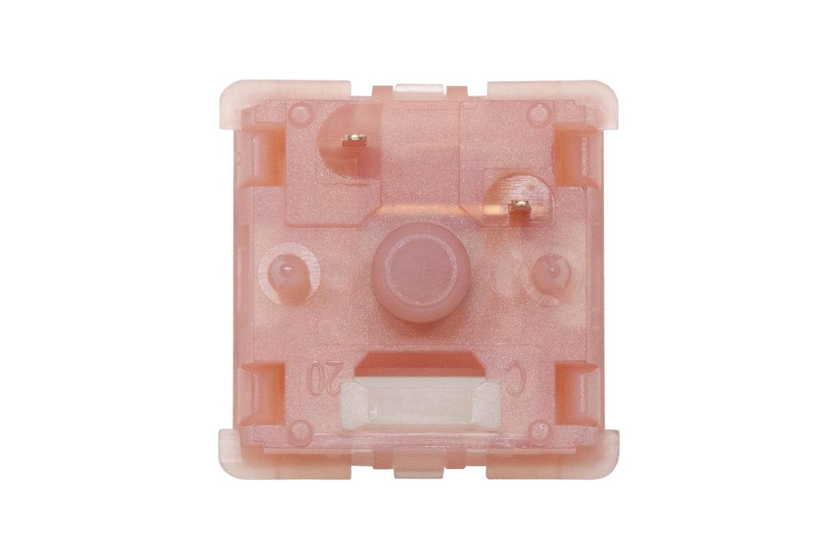 KPREPUBLIC Outemu Silent Peach V3 switch interior – quiet operation with consistent tolerances