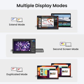 KQC back panel ports showing USB-C and mini HDMI for versatile connections benefit