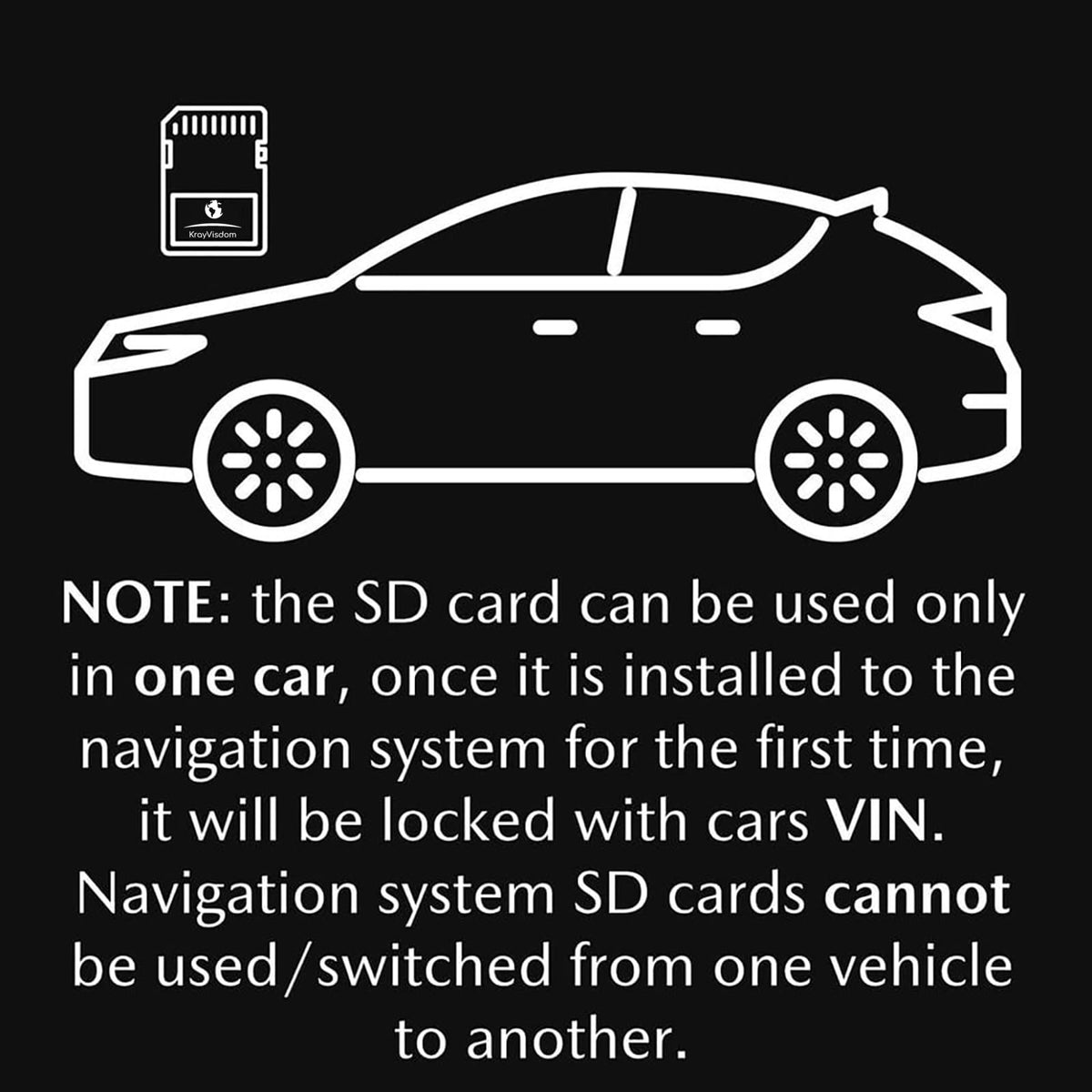 KrayVisdom BHP166EZ1U data-free navigation with offline maps