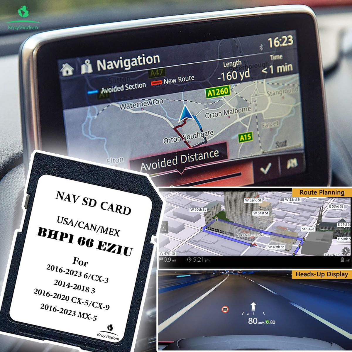 KrayVisdom BHP166EZ1U plug-and-play setup for quick installation