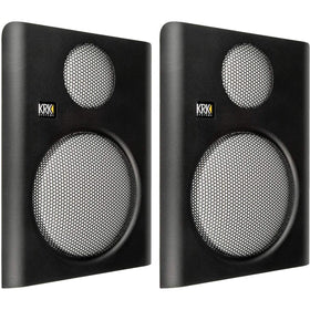 KRK ROKIT G4 RP5G4 grille, side view, protects drivers while preserving airflow.