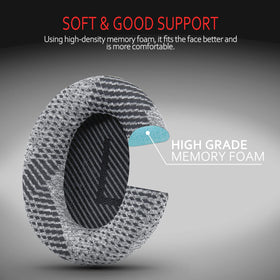 Krone Kalpasmos Bose ear pads in bold color matching add style while remaining breathable.