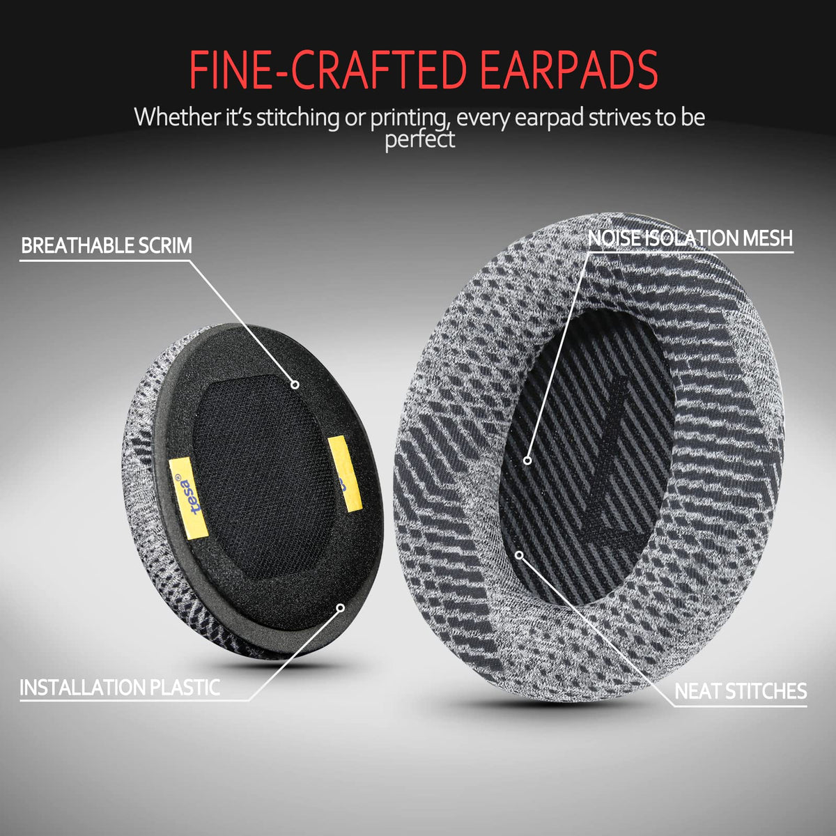 Krone Kalpasmos memory foam noise canceling cushions help reduce ambient noise for clearer listening.