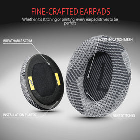 Krone Kalpasmos memory foam noise canceling cushions help reduce ambient noise for clearer listening.