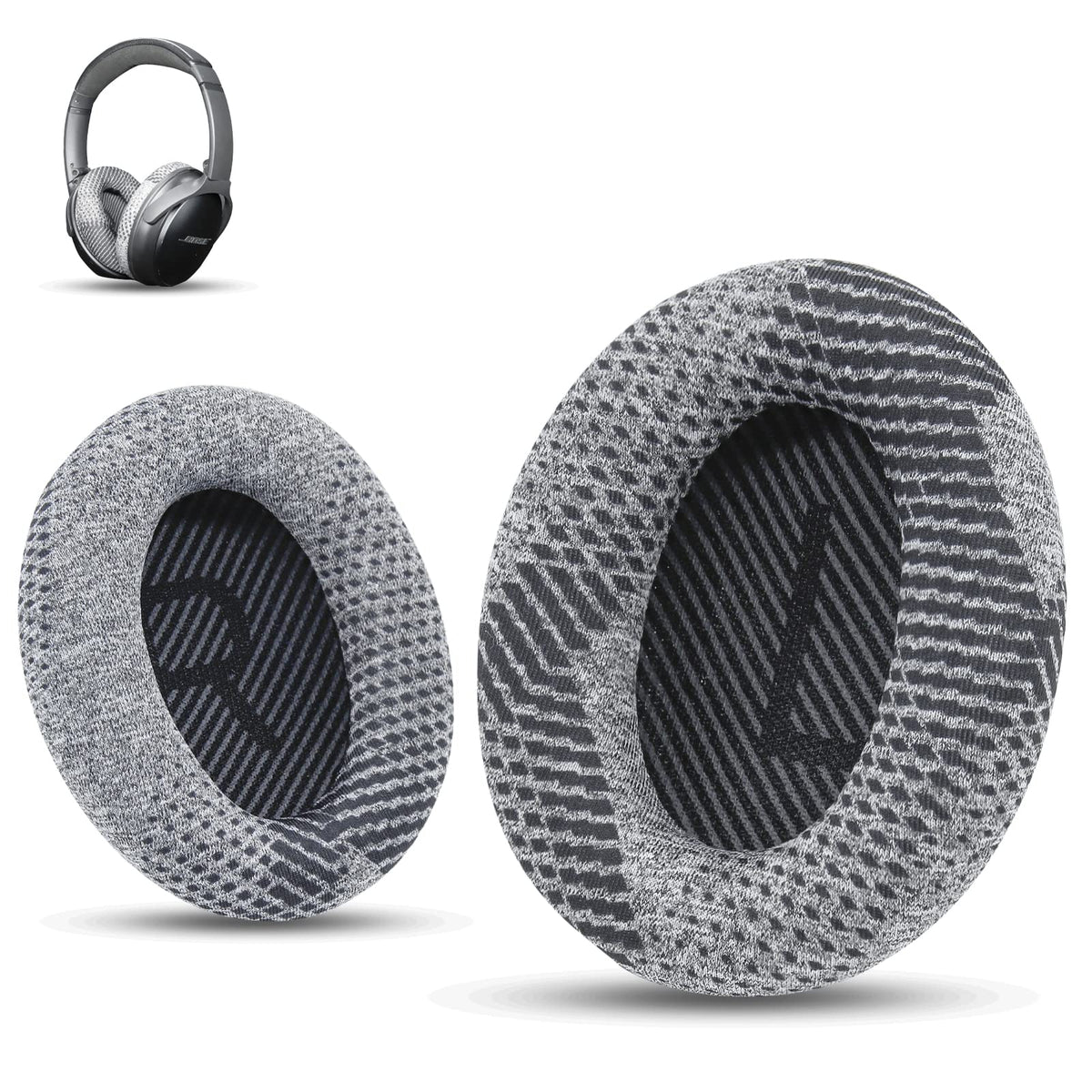 Krone Kalpasmos Bose ear pads with refined finish improve comfort and airtight seal.