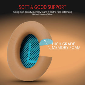 Krone Kalpasmos Bose earpad beige anti-scratch leather for daily use.