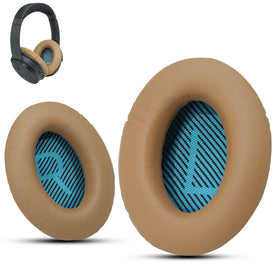 Krone Kalpasmos Bose earpad beige close-up for soft, durable comfort.