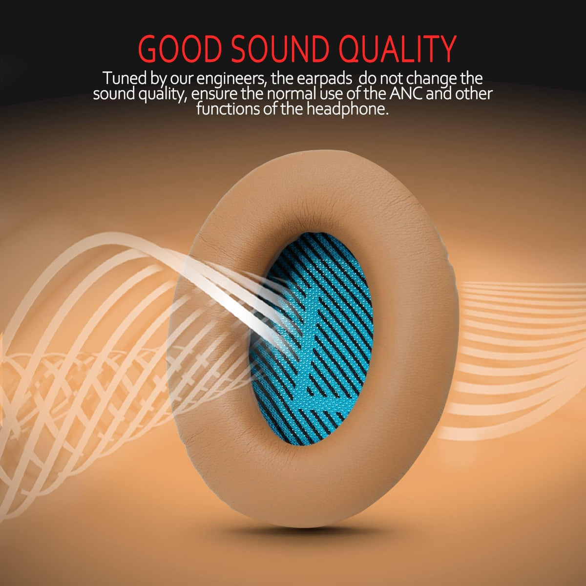 Krone Kalpasmos Bose earpad beige installation guide for quick replacement.