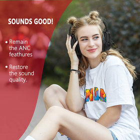 Replacement earpad maintains original noise-cancelling performance for Bose headphones