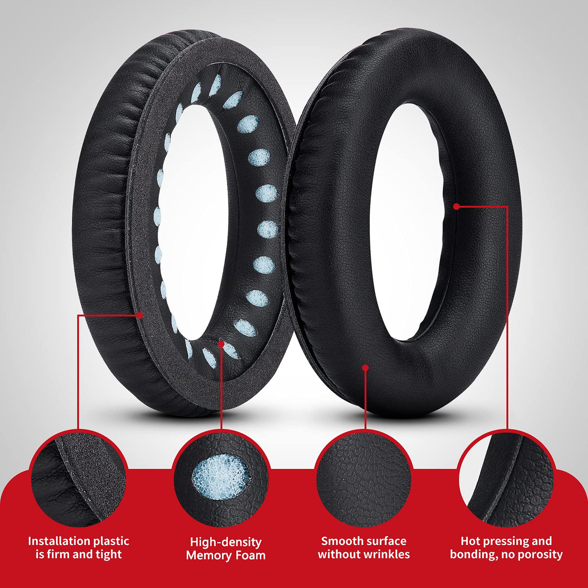 User wearing Krone Kalpasmos earpad during commute with comfortable seal