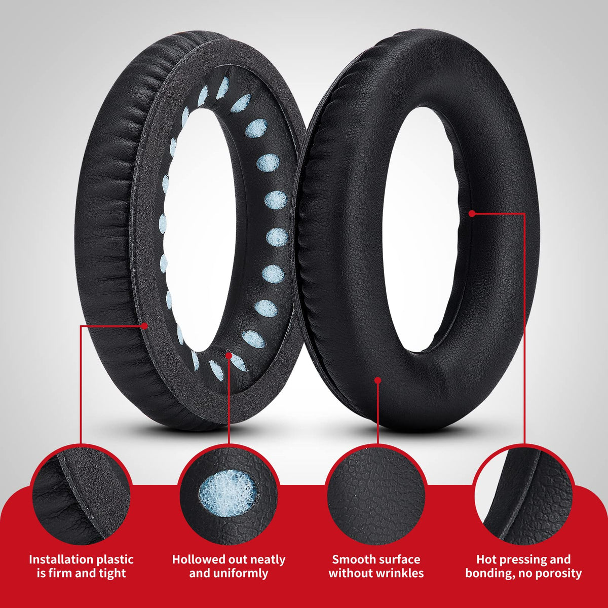 Krone Kalpasmos Bose earpads-sound quality preserved and ANC maintained