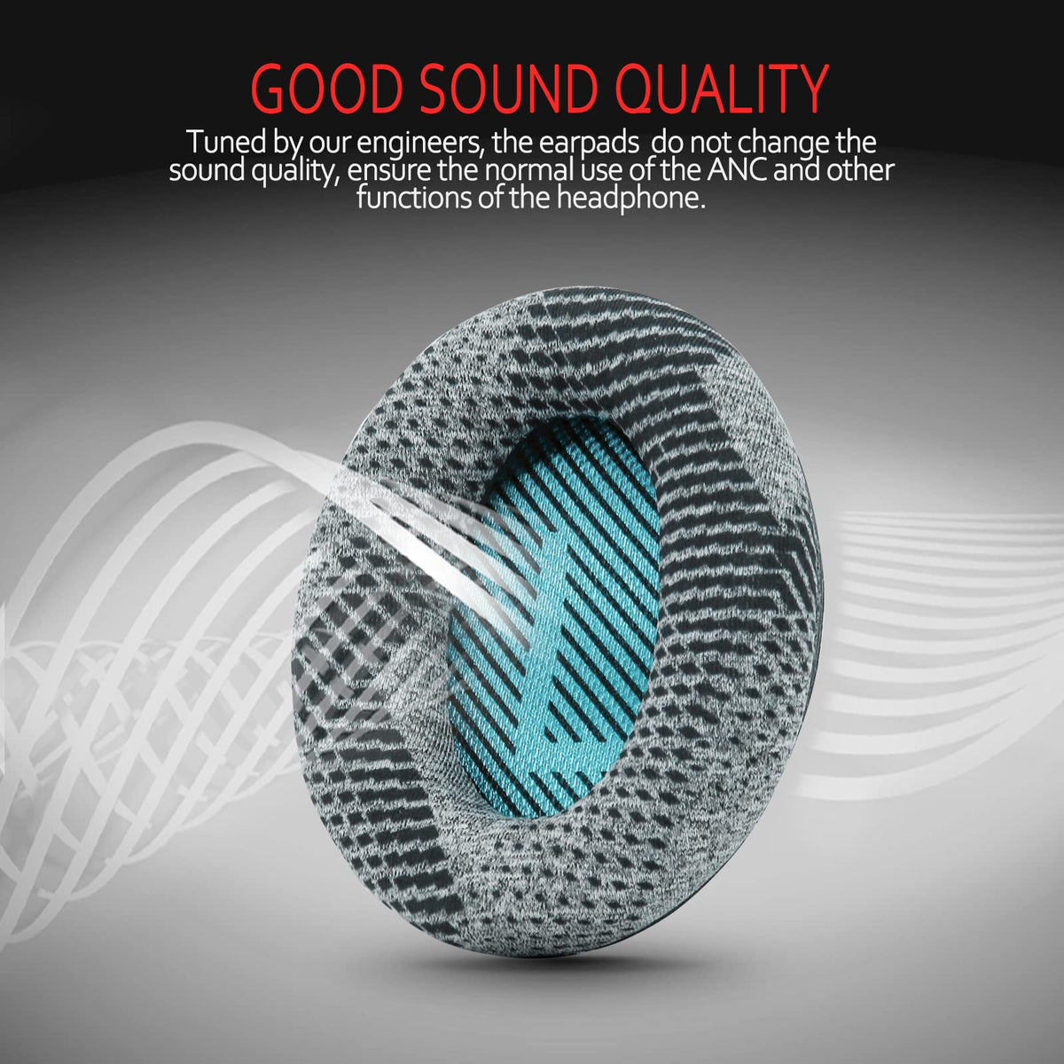 Krone Kalpasmos gray leather stitching ear pads offer durability and premium look.